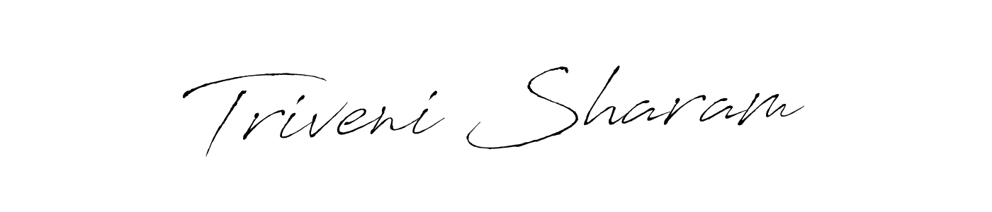 Triveni Sharam stylish signature style. Best Handwritten Sign (Antro_Vectra) for my name. Handwritten Signature Collection Ideas for my name Triveni Sharam. Triveni Sharam signature style 6 images and pictures png
