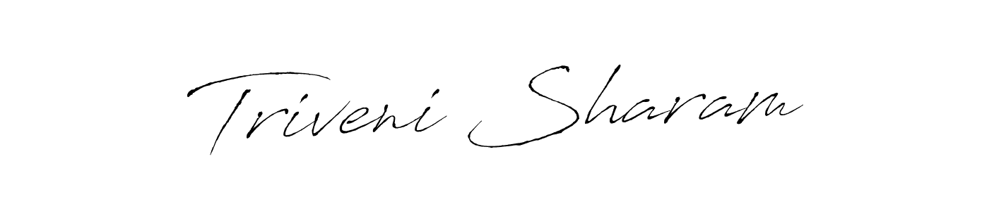 Triveni Sharam stylish signature style. Best Handwritten Sign (Antro_Vectra) for my name. Handwritten Signature Collection Ideas for my name Triveni Sharam. Triveni Sharam signature style 6 images and pictures png