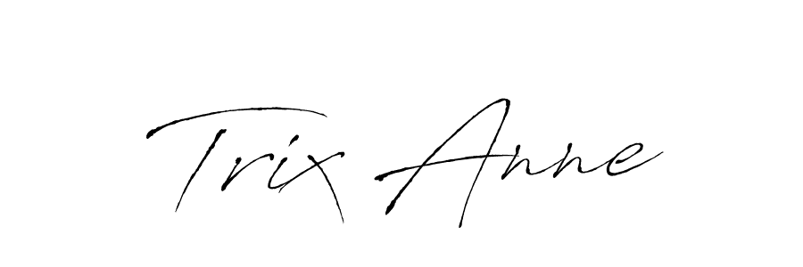 Make a beautiful signature design for name Trix Anne. Use this online signature maker to create a handwritten signature for free. Trix Anne signature style 6 images and pictures png