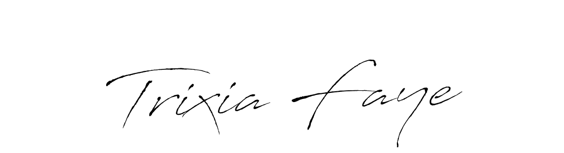 The best way (Antro_Vectra) to make a short signature is to pick only two or three words in your name. The name Trixia Faye include a total of six letters. For converting this name. Trixia Faye signature style 6 images and pictures png