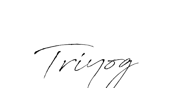 Antro_Vectra is a professional signature style that is perfect for those who want to add a touch of class to their signature. It is also a great choice for those who want to make their signature more unique. Get Triyog name to fancy signature for free. Triyog signature style 6 images and pictures png