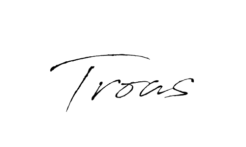 Make a beautiful signature design for name Troas. With this signature (Antro_Vectra) style, you can create a handwritten signature for free. Troas signature style 6 images and pictures png