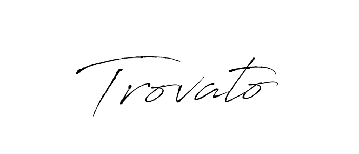How to make Trovato signature? Antro_Vectra is a professional autograph style. Create handwritten signature for Trovato name. Trovato signature style 6 images and pictures png