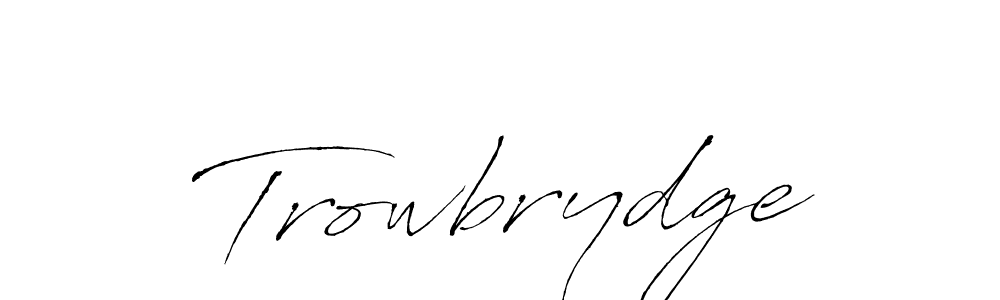 How to make Trowbrydge name signature. Use Antro_Vectra style for creating short signs online. This is the latest handwritten sign. Trowbrydge signature style 6 images and pictures png