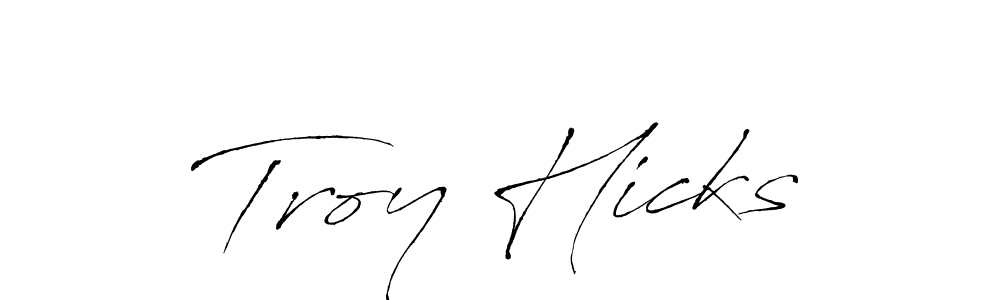 Also You can easily find your signature by using the search form. We will create Troy Hicks name handwritten signature images for you free of cost using Antro_Vectra sign style. Troy Hicks signature style 6 images and pictures png