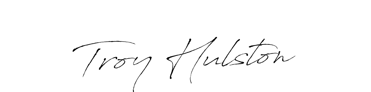 How to make Troy Hulston name signature. Use Antro_Vectra style for creating short signs online. This is the latest handwritten sign. Troy Hulston signature style 6 images and pictures png