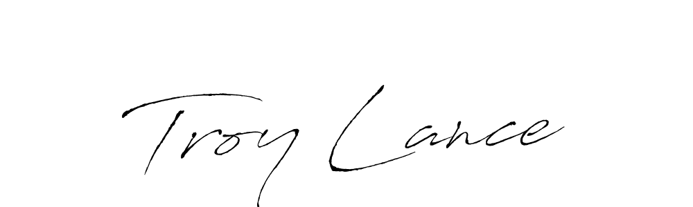 Make a beautiful signature design for name Troy Lance. With this signature (Antro_Vectra) style, you can create a handwritten signature for free. Troy Lance signature style 6 images and pictures png