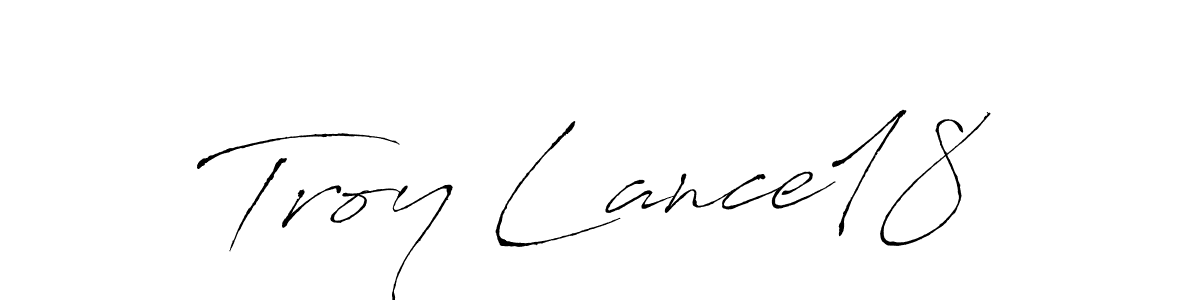 How to make Troy Lance18 signature? Antro_Vectra is a professional autograph style. Create handwritten signature for Troy Lance18 name. Troy Lance18 signature style 6 images and pictures png