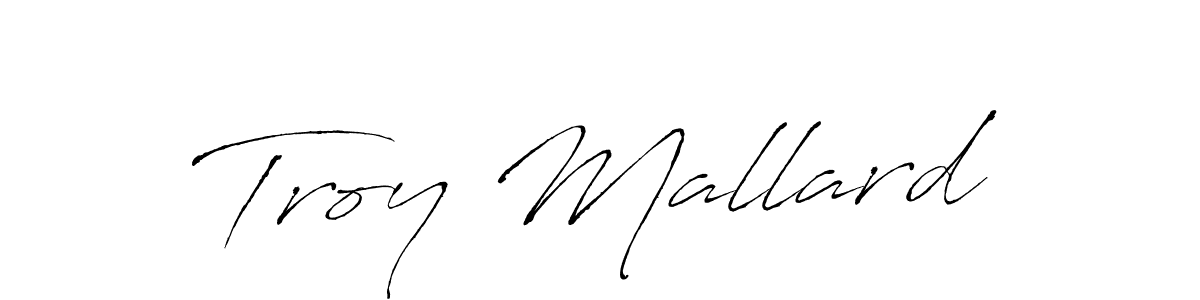 You should practise on your own different ways (Antro_Vectra) to write your name (Troy Mallard) in signature. don't let someone else do it for you. Troy Mallard signature style 6 images and pictures png