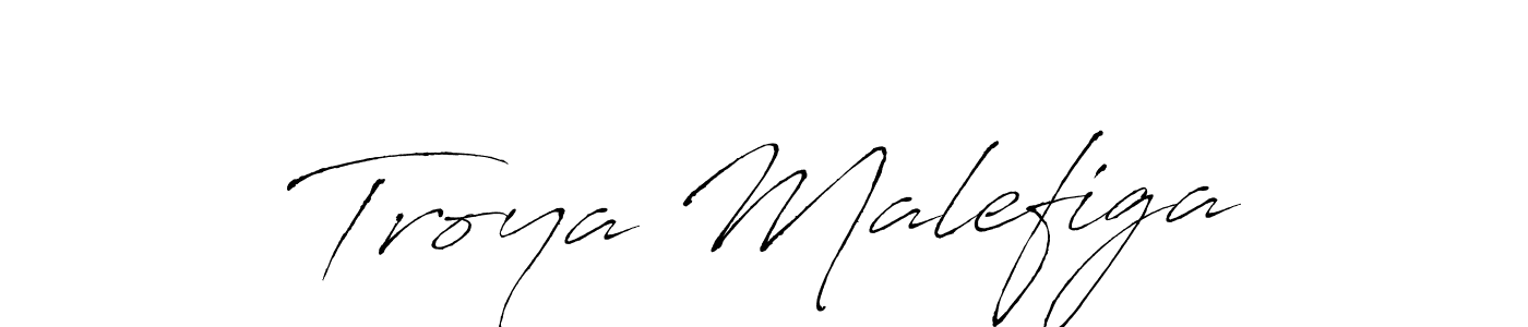 Also we have Troya Malefiga name is the best signature style. Create professional handwritten signature collection using Antro_Vectra autograph style. Troya Malefiga signature style 6 images and pictures png