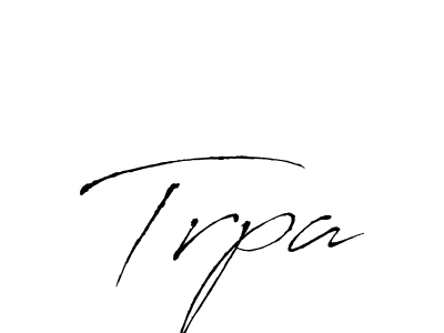 Design your own signature with our free online signature maker. With this signature software, you can create a handwritten (Antro_Vectra) signature for name Trpa. Trpa signature style 6 images and pictures png