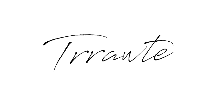 Similarly Antro_Vectra is the best handwritten signature design. Signature creator online .You can use it as an online autograph creator for name Trrawte. Trrawte signature style 6 images and pictures png