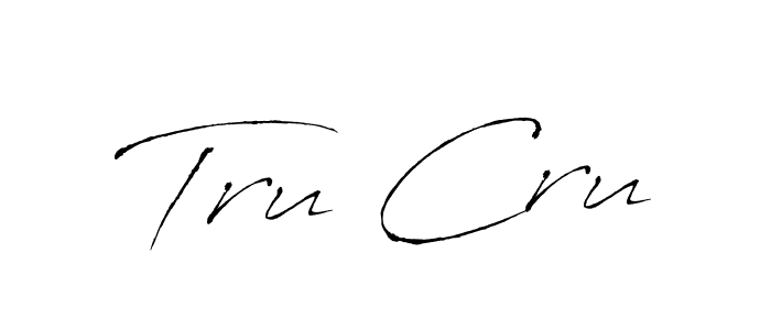 Create a beautiful signature design for name Tru Cru. With this signature (Antro_Vectra) fonts, you can make a handwritten signature for free. Tru Cru signature style 6 images and pictures png