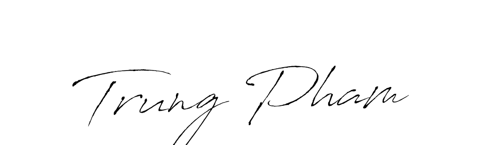 It looks lik you need a new signature style for name Trung Pham. Design unique handwritten (Antro_Vectra) signature with our free signature maker in just a few clicks. Trung Pham signature style 6 images and pictures png