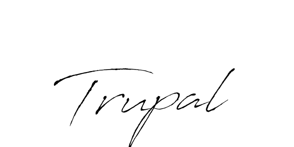 Best and Professional Signature Style for Trupal. Antro_Vectra Best Signature Style Collection. Trupal signature style 6 images and pictures png