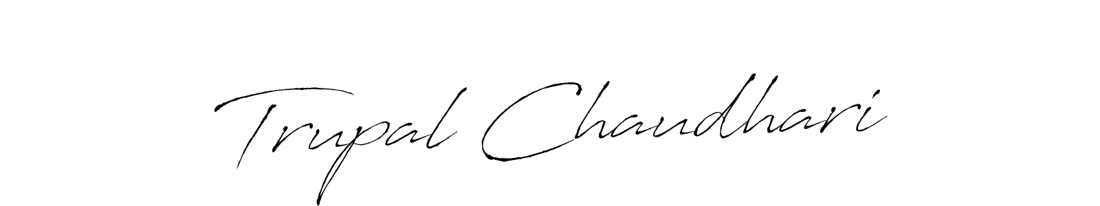 Make a short Trupal Chaudhari signature style. Manage your documents anywhere anytime using Antro_Vectra. Create and add eSignatures, submit forms, share and send files easily. Trupal Chaudhari signature style 6 images and pictures png