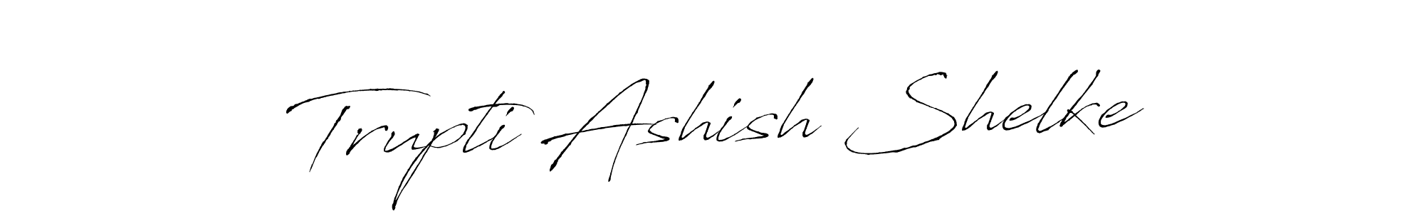 Make a short Trupti Ashish Shelke signature style. Manage your documents anywhere anytime using Antro_Vectra. Create and add eSignatures, submit forms, share and send files easily. Trupti Ashish Shelke signature style 6 images and pictures png
