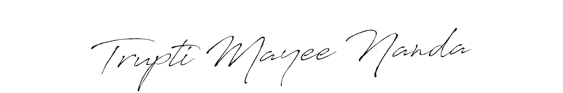It looks lik you need a new signature style for name Trupti Mayee Nanda. Design unique handwritten (Antro_Vectra) signature with our free signature maker in just a few clicks. Trupti Mayee Nanda signature style 6 images and pictures png