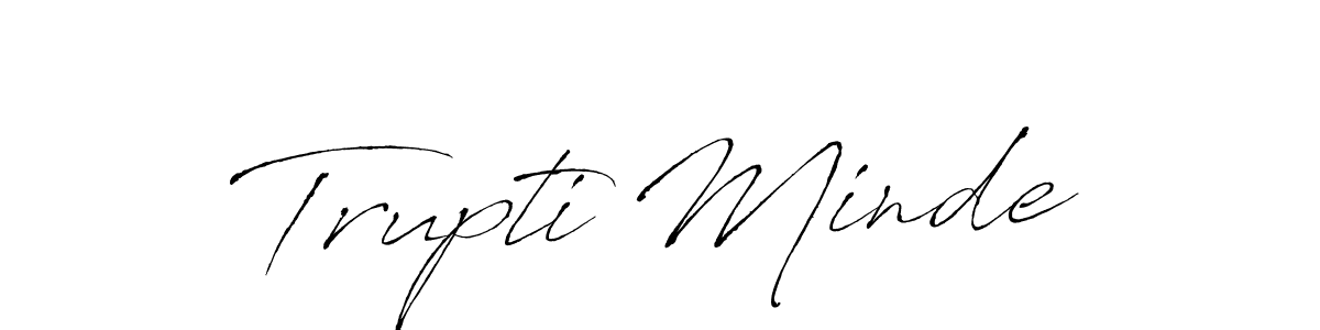 See photos of Trupti Minde official signature by Spectra . Check more albums & portfolios. Read reviews & check more about Antro_Vectra font. Trupti Minde signature style 6 images and pictures png