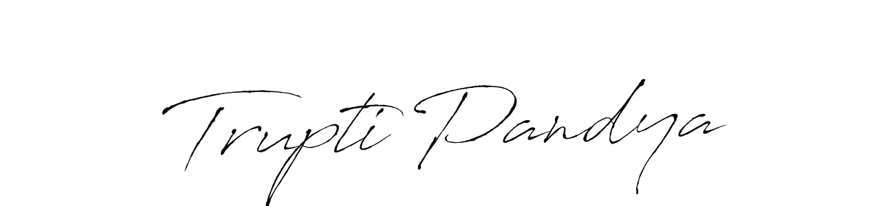 You can use this online signature creator to create a handwritten signature for the name Trupti Pandya. This is the best online autograph maker. Trupti Pandya signature style 6 images and pictures png