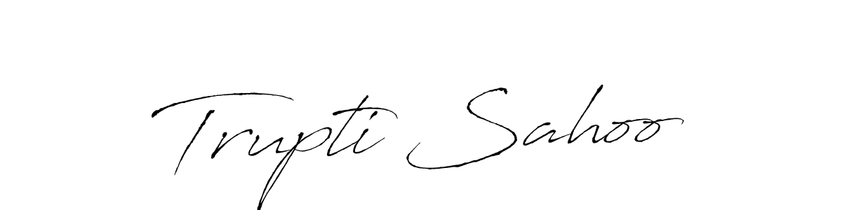 Design your own signature with our free online signature maker. With this signature software, you can create a handwritten (Antro_Vectra) signature for name Trupti Sahoo. Trupti Sahoo signature style 6 images and pictures png