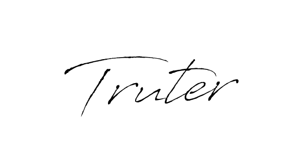 How to Draw Truter signature style? Antro_Vectra is a latest design signature styles for name Truter. Truter signature style 6 images and pictures png