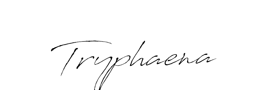 You should practise on your own different ways (Antro_Vectra) to write your name (Tryphaena) in signature. don't let someone else do it for you. Tryphaena signature style 6 images and pictures png