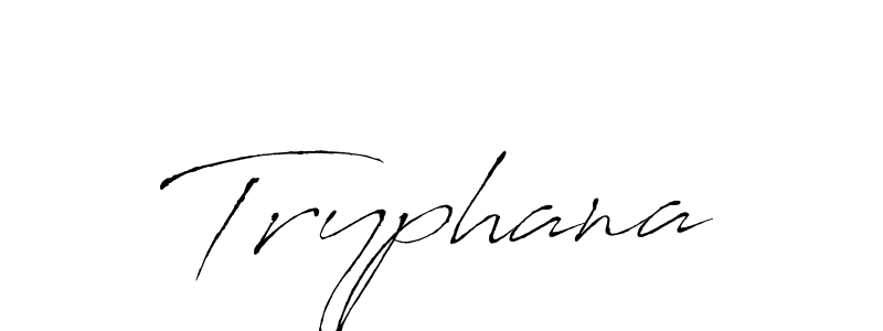 Make a beautiful signature design for name Tryphana. With this signature (Antro_Vectra) style, you can create a handwritten signature for free. Tryphana signature style 6 images and pictures png