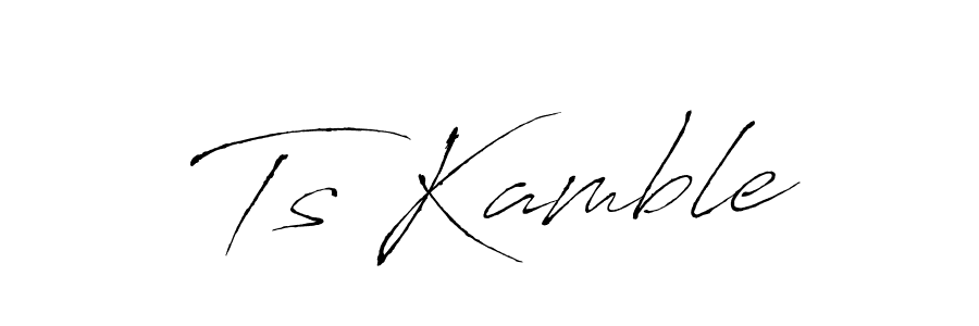 It looks lik you need a new signature style for name Ts Kamble. Design unique handwritten (Antro_Vectra) signature with our free signature maker in just a few clicks. Ts Kamble signature style 6 images and pictures png