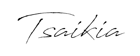 Antro_Vectra is a professional signature style that is perfect for those who want to add a touch of class to their signature. Get Tsaikia name fancy signature for free. Tsaikia signature style 6 images and pictures png