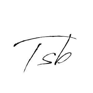 Design your own signature with our free online signature maker. With this signature software, you can create a handwritten (Antro_Vectra) signature for name Tsb. Tsb signature style 6 images and pictures png