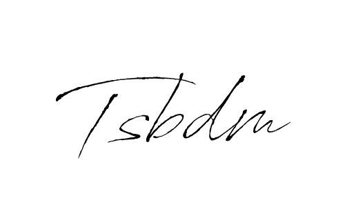 Also we have Tsbdm name is the best signature style. Create professional handwritten signature collection using Antro_Vectra autograph style. Tsbdm signature style 6 images and pictures png