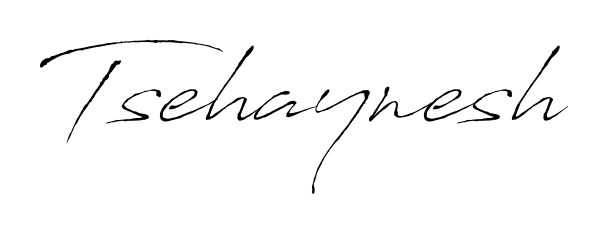 Personalize your online presence with Tsehaynesh signature rendered in elegant Antro_Vectra font. Great for website footers and blogs. Tsehaynesh signature style 6 images and pictures png