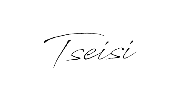 Design your own signature with our free online signature maker. With this signature software, you can create a handwritten (Antro_Vectra) signature for name Tseisi. Tseisi signature style 6 images and pictures png
