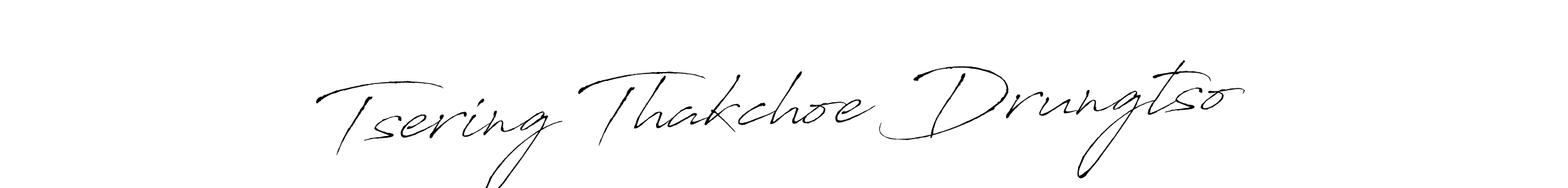 Make a short Tsering Thakchoe Drungtso signature style. Manage your documents anywhere anytime using Antro_Vectra. Create and add eSignatures, submit forms, share and send files easily. Tsering Thakchoe Drungtso signature style 6 images and pictures png