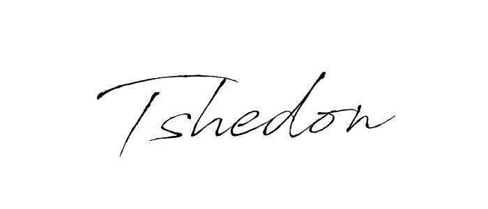 Tshedon stylish signature style. Best Handwritten Sign (Antro_Vectra) for my name. Handwritten Signature Collection Ideas for my name Tshedon. Tshedon signature style 6 images and pictures png