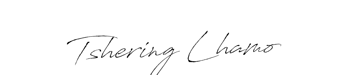 The best way (Antro_Vectra) to make a short signature is to pick only two or three words in your name. The name Tshering Lhamo include a total of six letters. For converting this name. Tshering Lhamo signature style 6 images and pictures png