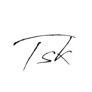 How to Draw Tsk signature style? Antro_Vectra is a latest design signature styles for name Tsk. Tsk signature style 6 images and pictures png