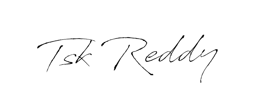 You should practise on your own different ways (Antro_Vectra) to write your name (Tsk Reddy) in signature. don't let someone else do it for you. Tsk Reddy signature style 6 images and pictures png