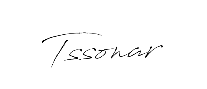 How to make Tssonar signature? Antro_Vectra is a professional autograph style. Create handwritten signature for Tssonar name. Tssonar signature style 6 images and pictures png