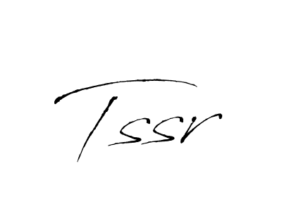 How to make Tssr signature? Antro_Vectra is a professional autograph style. Create handwritten signature for Tssr name. Tssr signature style 6 images and pictures png