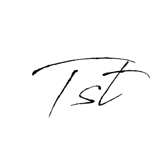 Antro_Vectra is a professional signature style that is perfect for those who want to add a touch of class to their signature. It is also a great choice for those who want to make their signature more unique. Get Tst name to fancy signature for free. Tst signature style 6 images and pictures png
