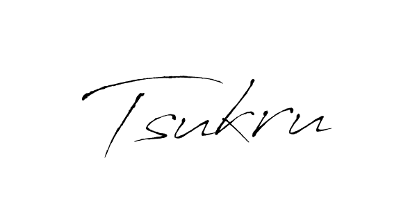 Design your own signature with our free online signature maker. With this signature software, you can create a handwritten (Antro_Vectra) signature for name Tsukru. Tsukru signature style 6 images and pictures png