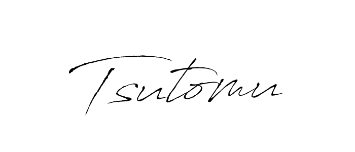 How to make Tsutomu name signature. Use Antro_Vectra style for creating short signs online. This is the latest handwritten sign. Tsutomu signature style 6 images and pictures png