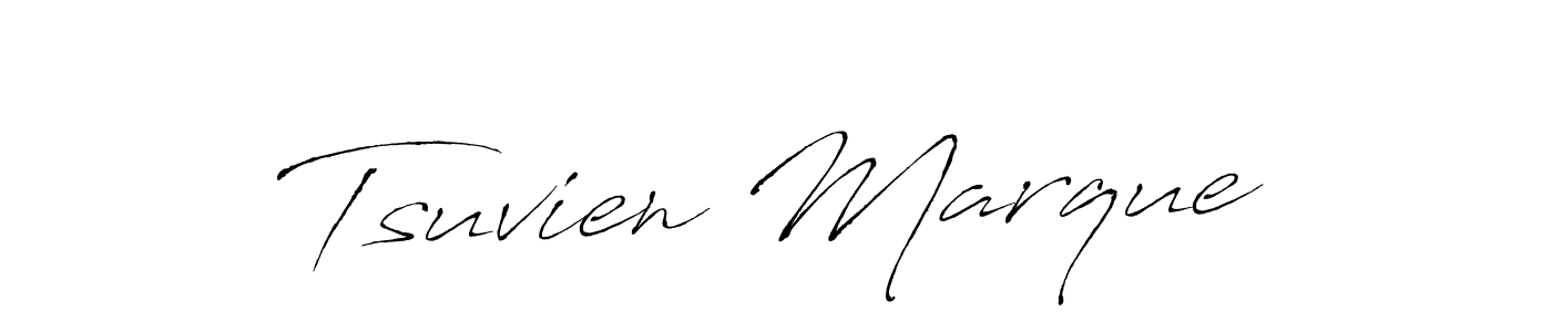 Make a beautiful signature design for name Tsuvien Marque. With this signature (Antro_Vectra) style, you can create a handwritten signature for free. Tsuvien Marque signature style 6 images and pictures png