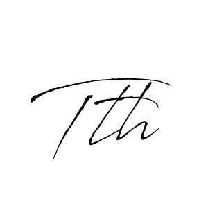 How to make Tth signature? Antro_Vectra is a professional autograph style. Create handwritten signature for Tth name. Tth signature style 6 images and pictures png