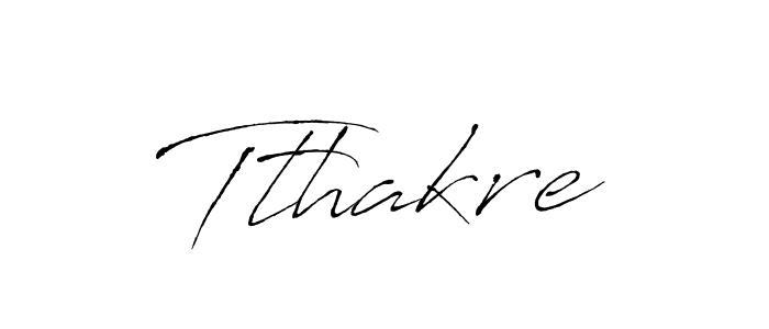 Design your own signature with our free online signature maker. With this signature software, you can create a handwritten (Antro_Vectra) signature for name Tthakre. Tthakre signature style 6 images and pictures png