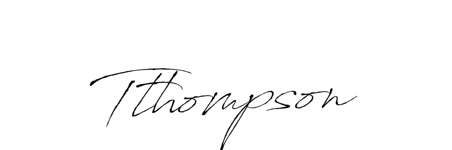 Use a signature maker to create a handwritten signature online. With this signature software, you can design (Antro_Vectra) your own signature for name Tthompson. Tthompson signature style 6 images and pictures png