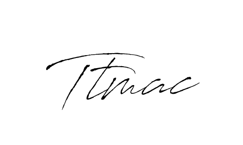 The best way (Antro_Vectra) to make a short signature is to pick only two or three words in your name. The name Ttmac include a total of six letters. For converting this name. Ttmac signature style 6 images and pictures png