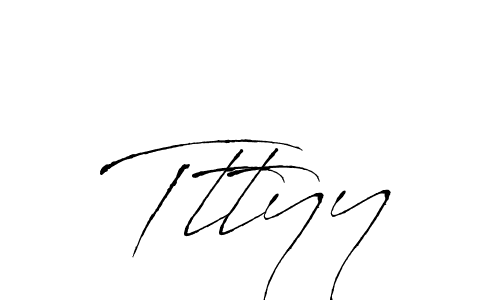 Create a beautiful signature design for name Tttyy. With this signature (Antro_Vectra) fonts, you can make a handwritten signature for free. Tttyy signature style 6 images and pictures png